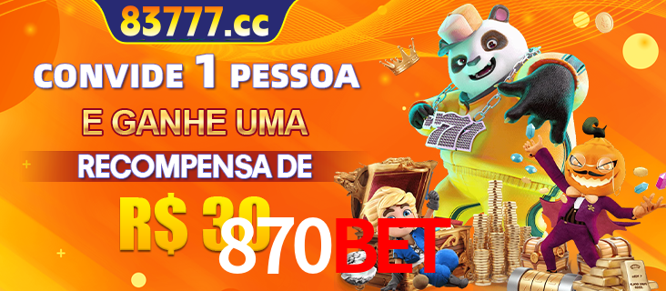 Banner institucional da 870bet sobre parceria de marcas e criação de uma marca de excelência, apresentando os mascotes de jogos populares como o Fortune Tiger.