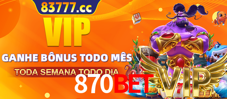 Banner promocional do 870bet oferecendo 100% de recompensas adicionais contínuas para quem fizer o login diário (Daily sign-in), com um mascote de coelho.